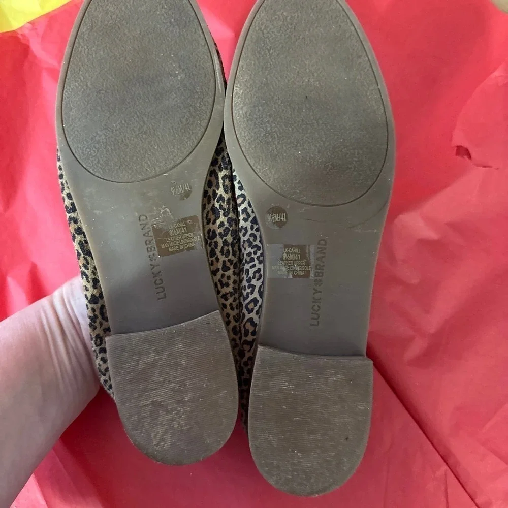 Lucky brand leather flats